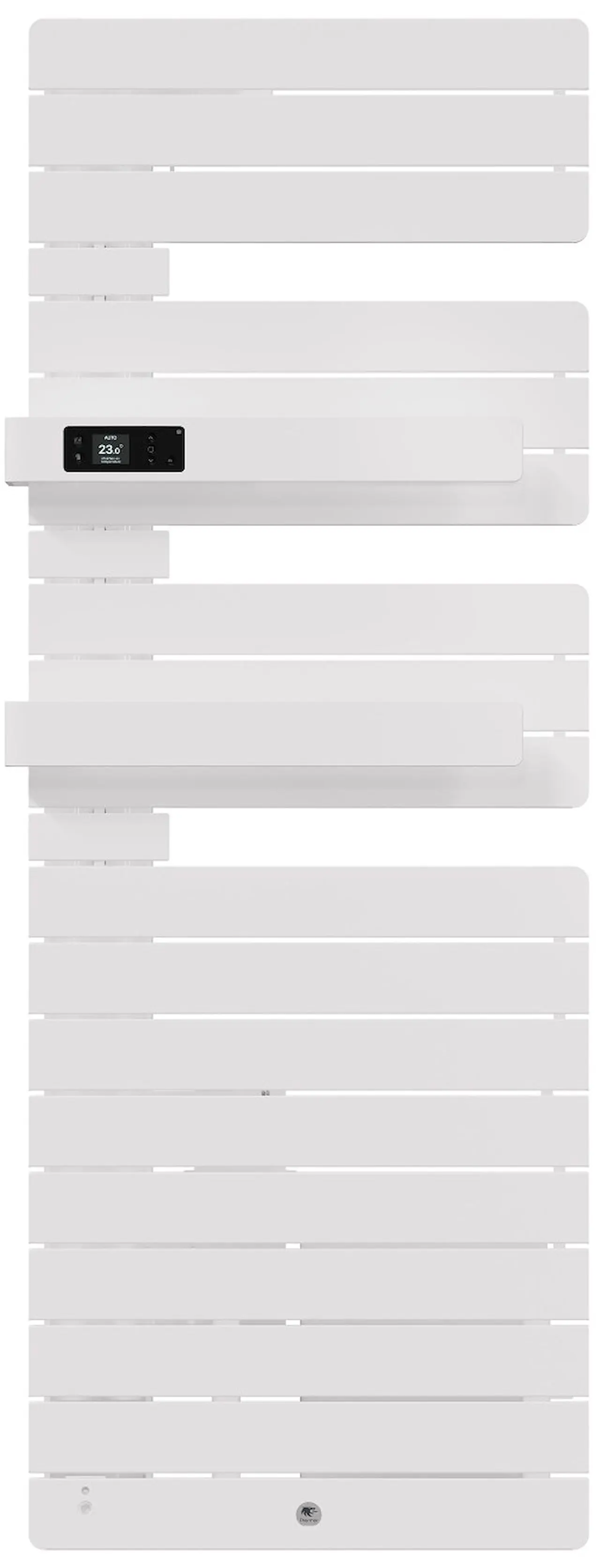 Radiateur électrique sèche-serviettes Allure 3 Virtuose Mât à gauche avec soufflerie 1750W Blanc brillant - THERMOR - 483121