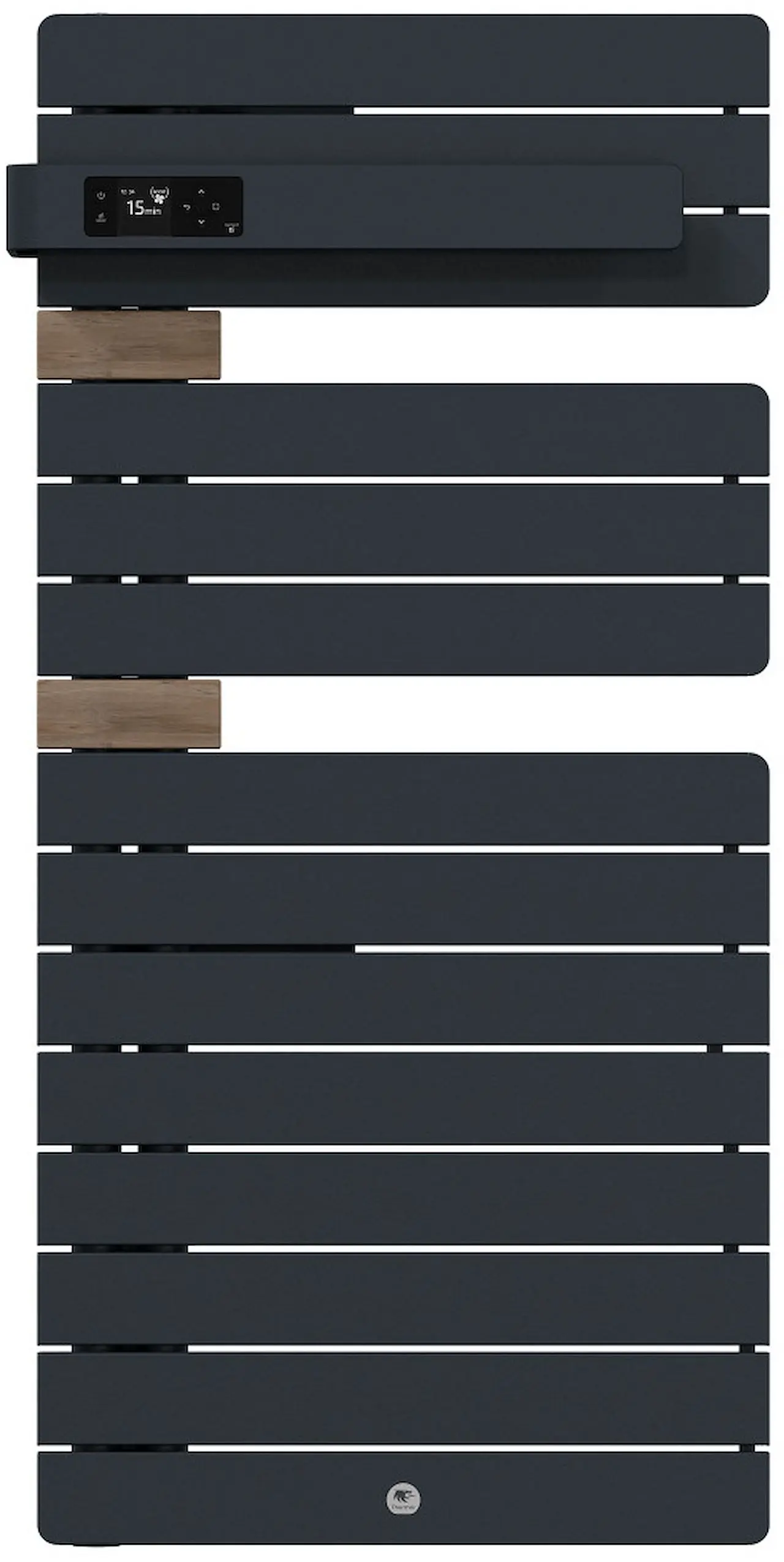 Radiateur électrique sèche-serviettes Allure 4 Classique Mât à gauche 500W Gris ardoise/Chêne - THERMOR - 483297