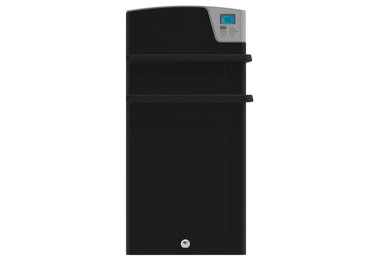 Radiateur sèche-serviettes Majorque digital avec soufflerie 1400 W, Gris ardoise - THERMOR - 493124