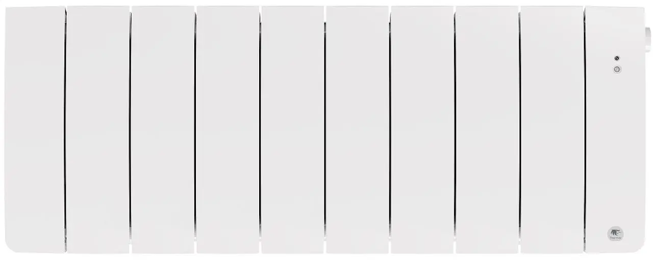 Radiateur chaleur douce connecté Bilbao 4 bas 1000W Blanc brillant - THERMOR - 494836