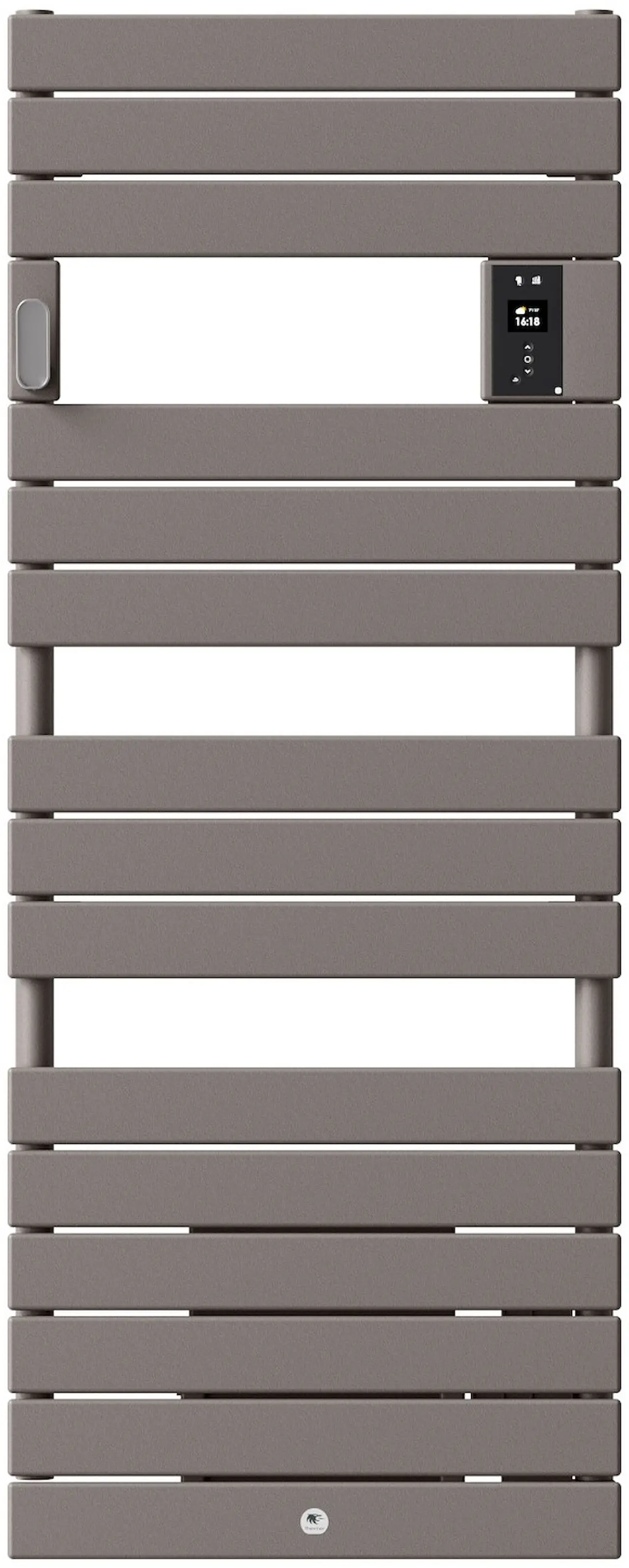 Radiateur sèche-serviettes Riviera 2, Gris roche, 500 W, Standard - THERMOR - 497527