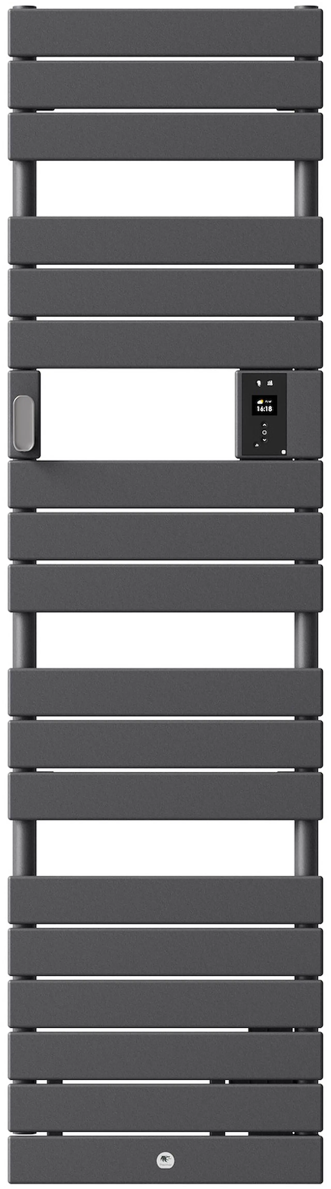 Radiateur sèche-serviettes Riviera 2 avec soufflerie, Gris menhir, 1500 W, Étroit - THERMOR - 498254
