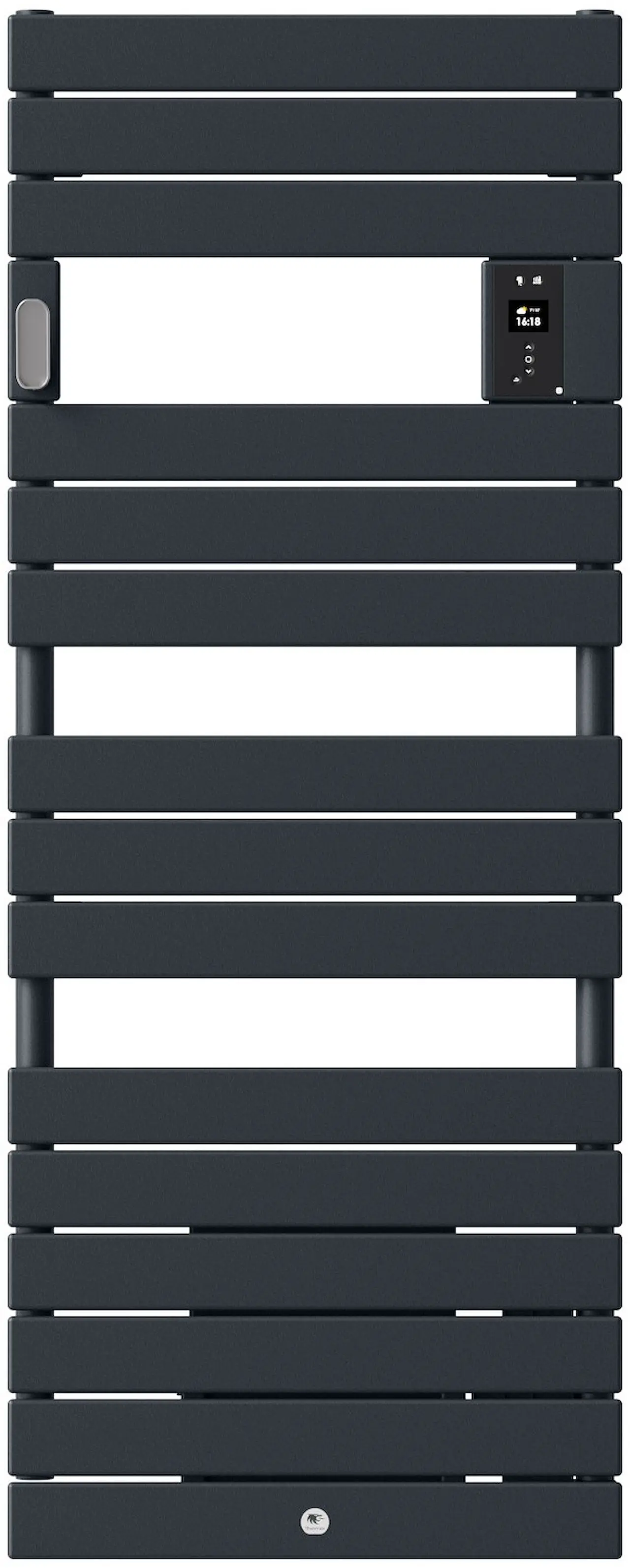 Radiateur sèche-serviettes Riviera 2 avec soufflerie, Gris ardoise, 1500 W, Standard - THERMOR - 498511