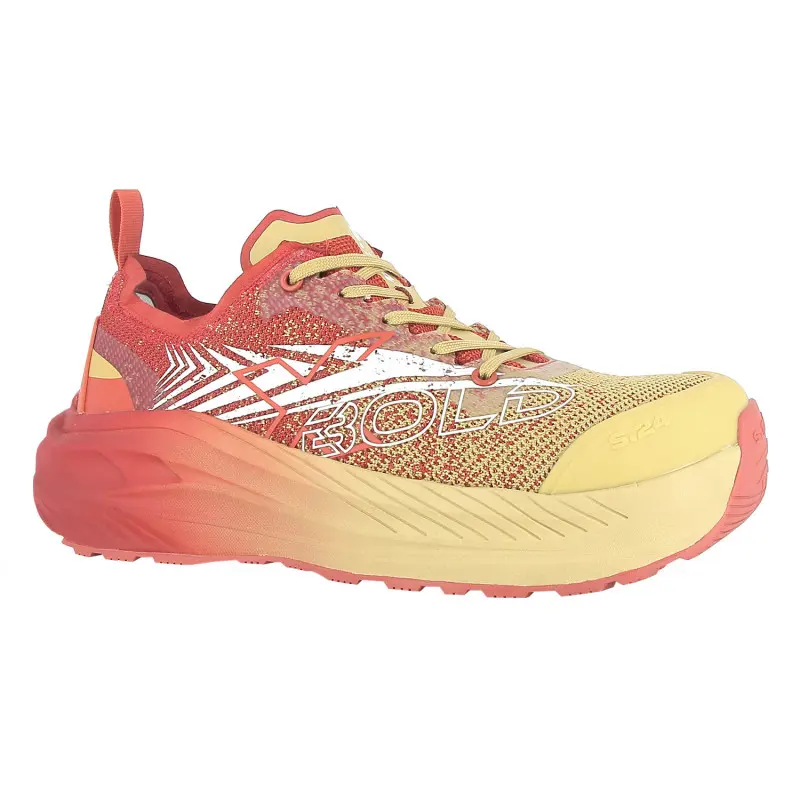 Chaussures de sécurité basses mixte – basket DENEEZ S1PL - T.45 - Jaune foncé / Terra - S 24 - 6412-11