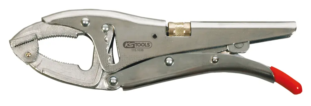 Pince étau à crémaillère 10", bec orientable 0-85 mm - KSTOOLS - 115.1038