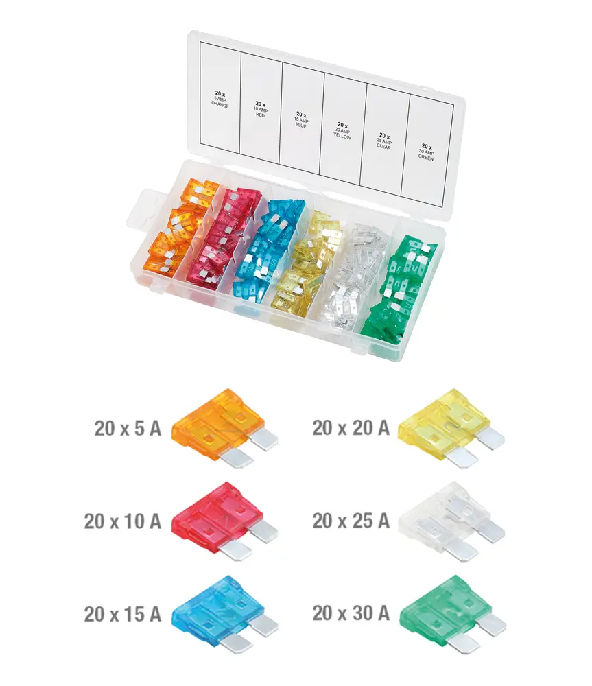 Assortiment de fusibles x120 - KSTOOL - 970.0250