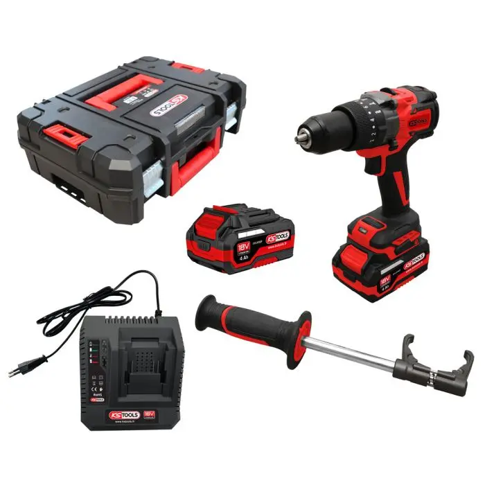 Coffret perceuse-visseuse 18V - KSTOOL - avec 2 batteries 18V 8Ah - chargeur - coffret - 515.4730F