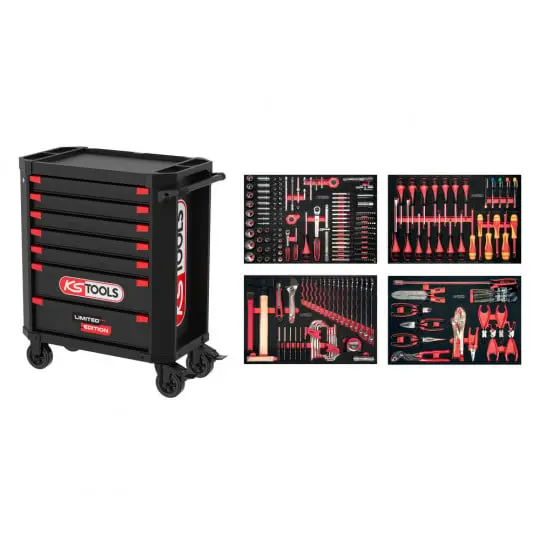 Servante édition 2025 - 7 tiroirs de 314 outils - KSTOOL - 824.7349F