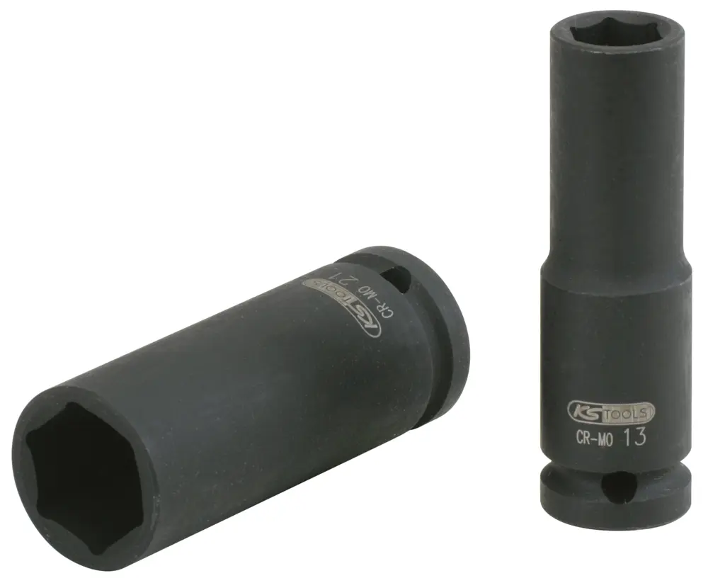 Douille longue à chocs 6 pans 1/2'', 21 mm - KSTOOLS - 515.1121-E