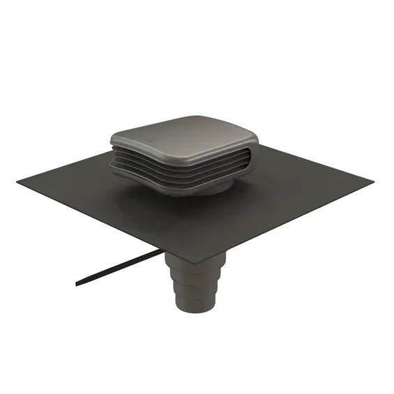 Sortie de toit VMC Valetis universel anthracite avec multidiam - 172123