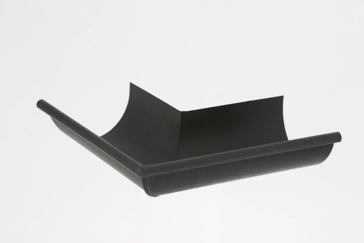 Equerre 1/2 ronde de 33 extérieure sans pince anthra-zinc - VMZINC- 220030927