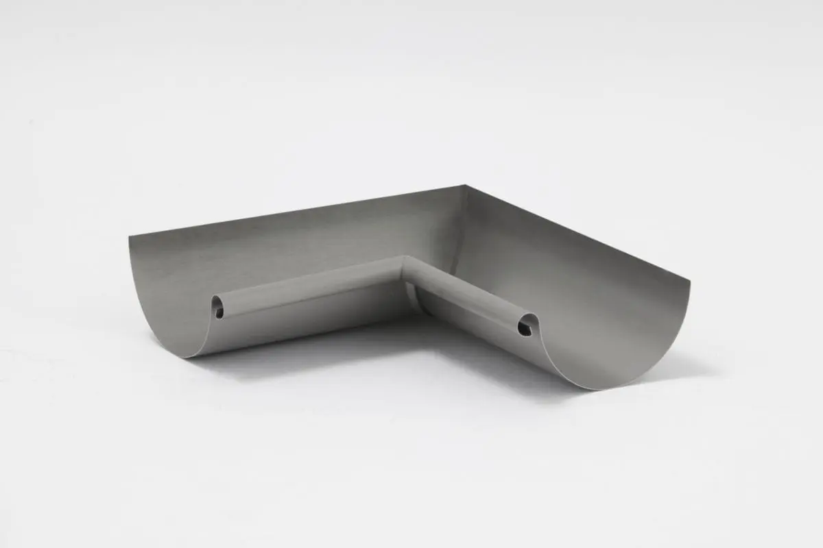 Equerre 1/2 ronde de 33 intérieure sans pince quartz-zinc - VMZINC - 220030941