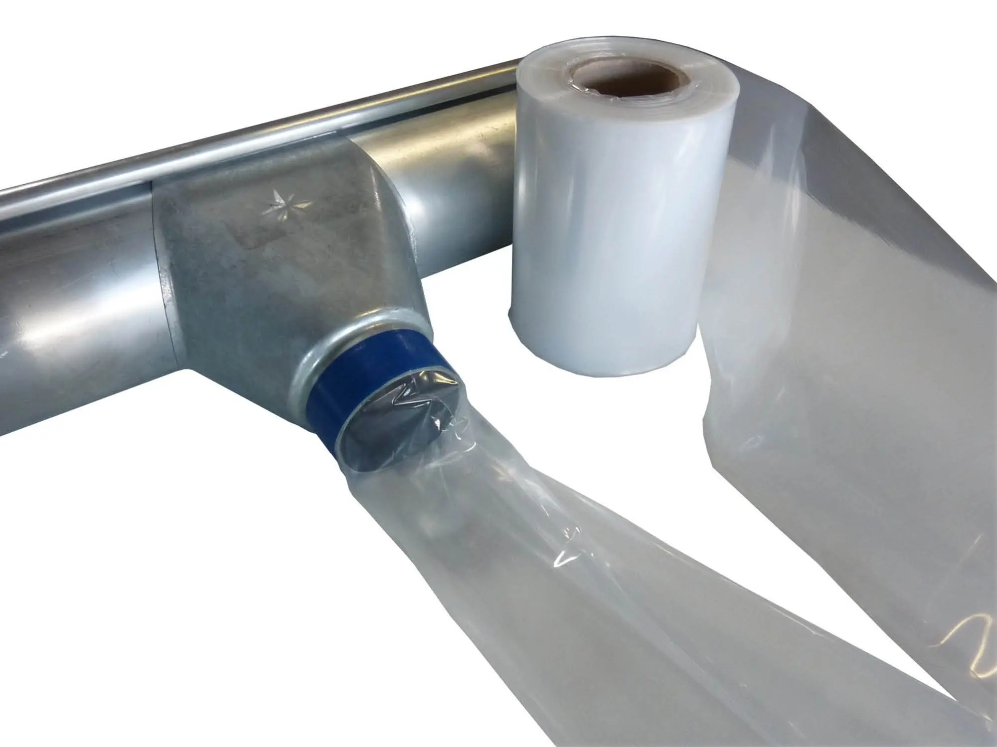 Descente de gouttière provisoire - Rouleau 100 m - Diamètre 200 mm - BWK - 1000004439