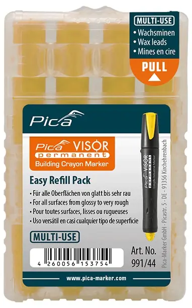 Craie visor permanent - Etui de 4 - PICA - 991