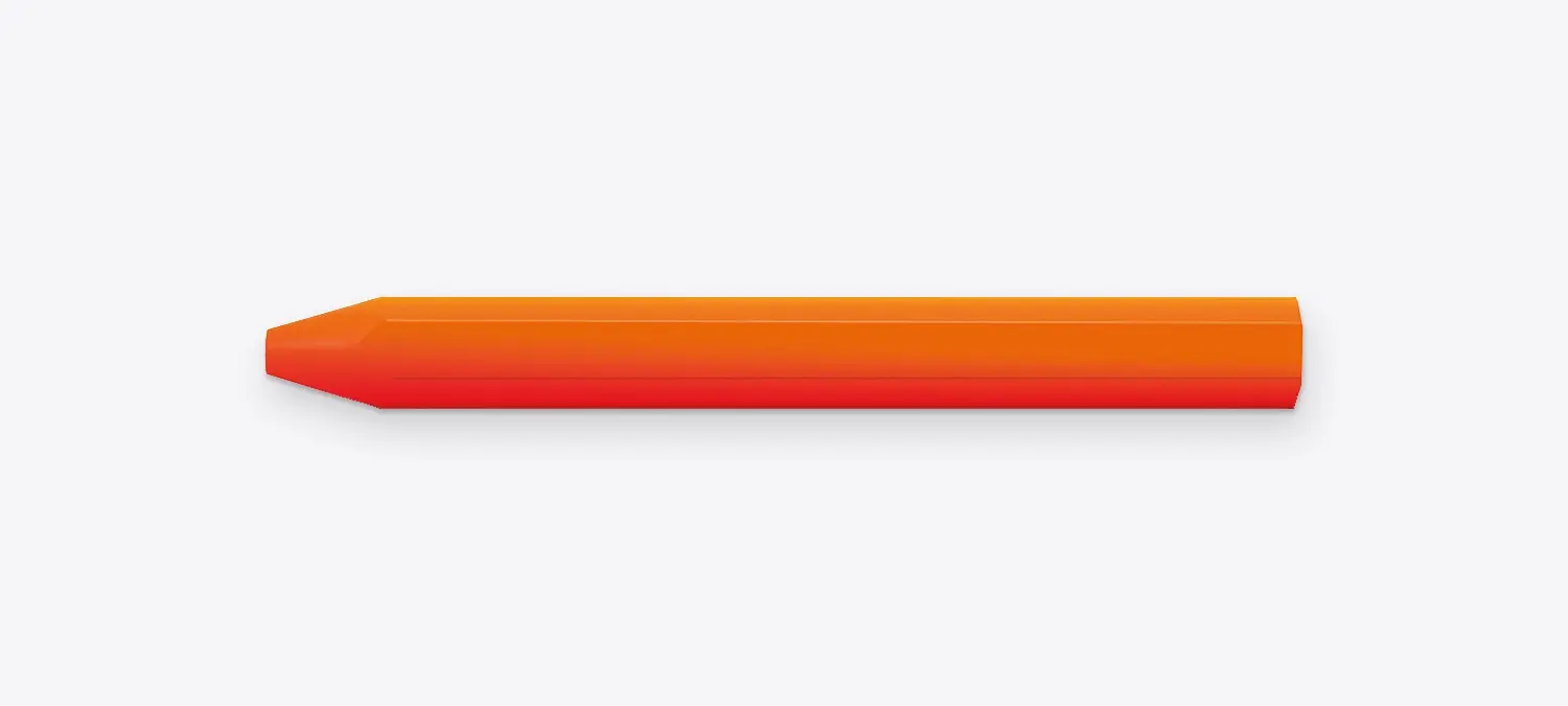 Craie luminescente orange fluo - PICA - 592/054