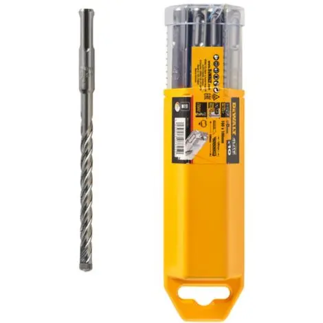 Set de 10 forets SDS Plus 8x100x160mm - Tête en carbure pour béton armé - DEWALT - DT8965-QZ