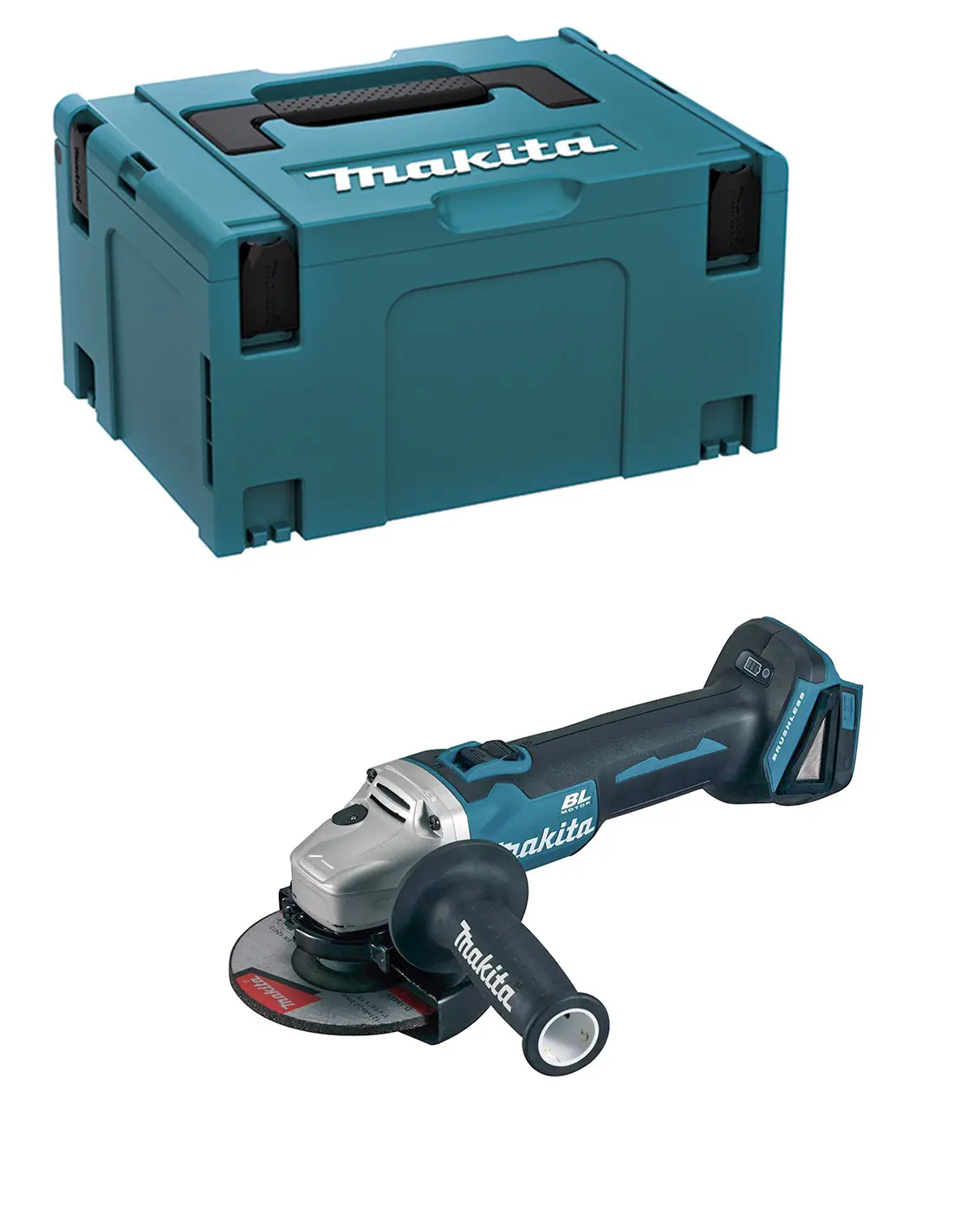Meuleuse Ø 125 mm 18 V Li-Ion - MAKITA - Sans batterie, ni chargeur - DGA504ZJ