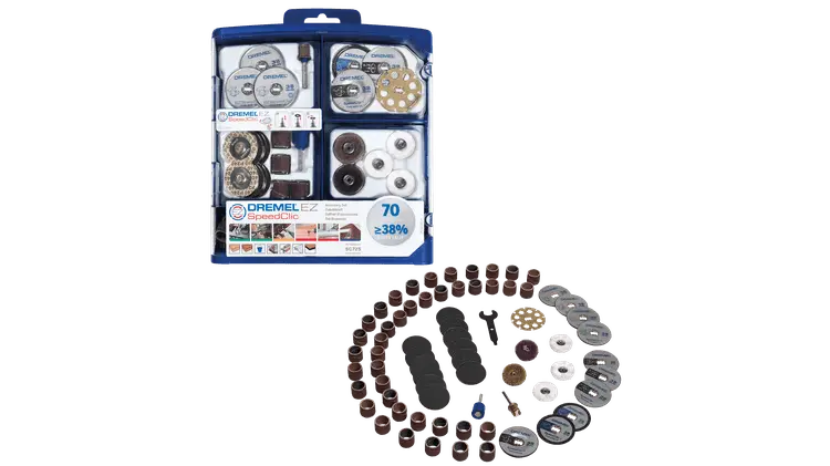 Coffret d'accessoires EZ SpeedClic multi-usage - DREMEL - 2615E725JA