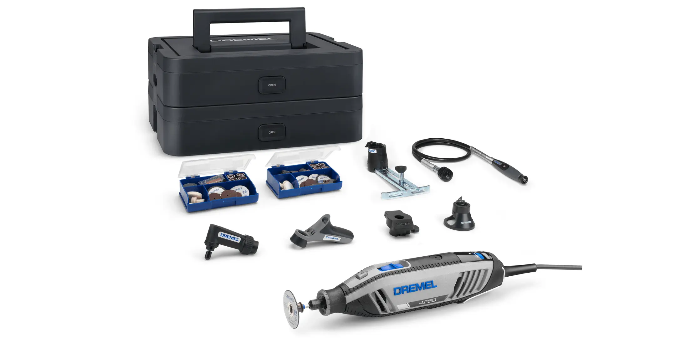 Outil multi-usage (175W), 6 adaptations - DREMEL - avec 128 accessoires - F0134250JS