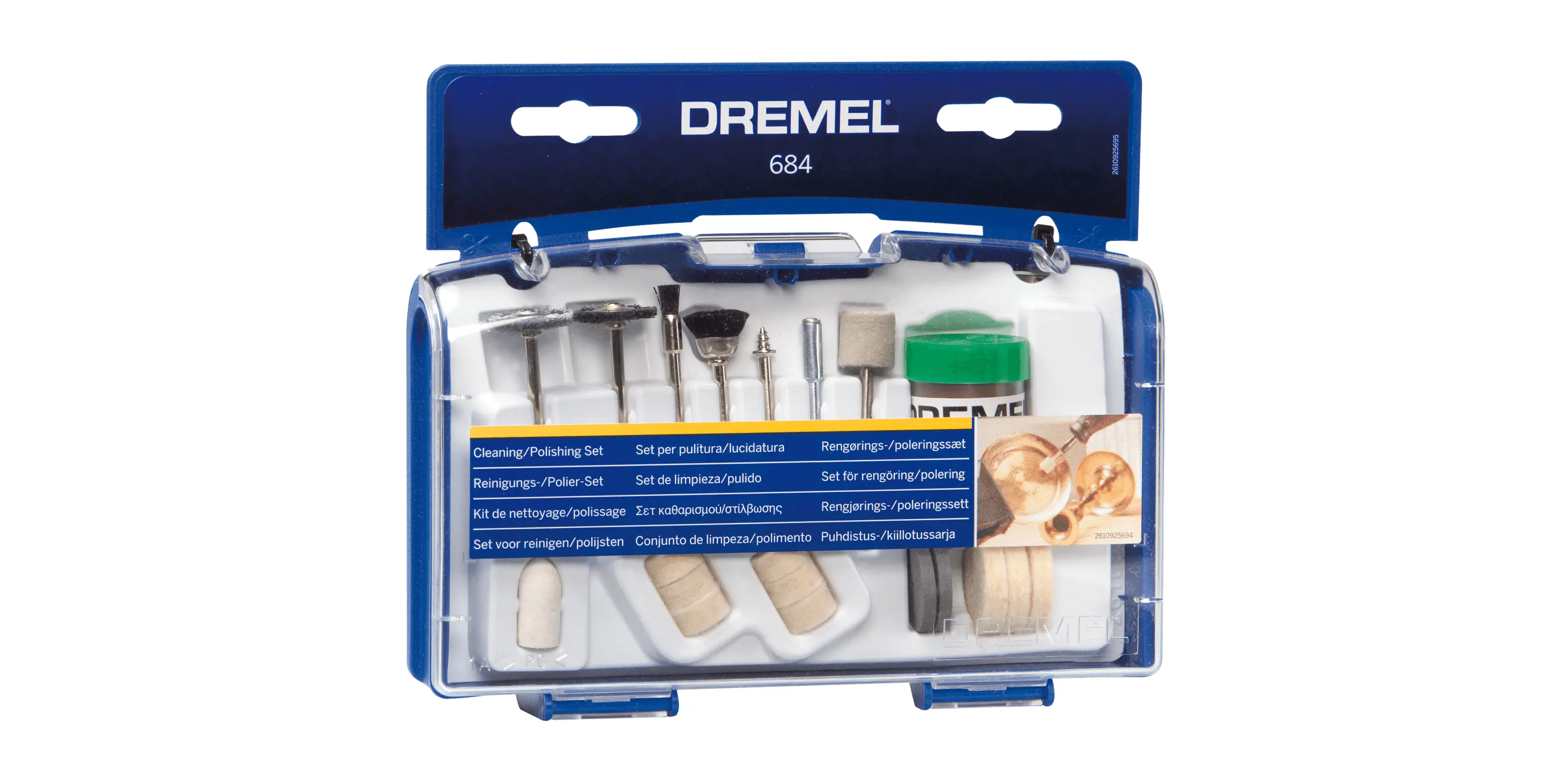 Kit nettoyage / polissage (684) - DREMEL - Kit nettoyage / polissage (684)