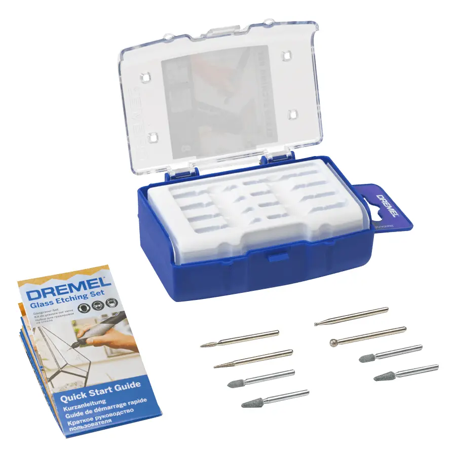Coffret pour gravure sur verre (682) - DREMEL - 2615C682JA