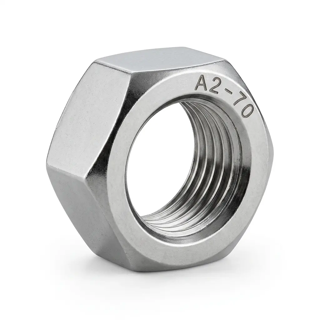 Écrous hexagonaux Inox A2 DIN 934 - Ø 10 mm - BTE 100 - ACTON - 6260110
