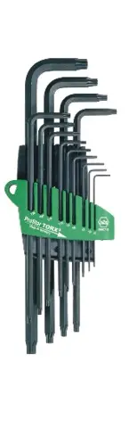 Jeu de 13 clés Torx Prostrar T5 à T50 avec étui - WIHA - 24852