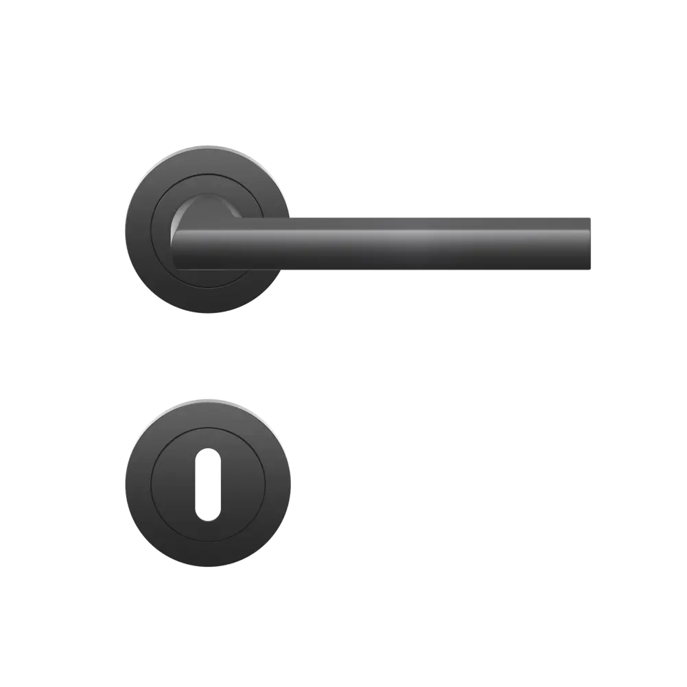 Poignée de porte Montana Clé L Cosmos noir c.7mm - KARCHER DESIGN - BER54 BB0 83