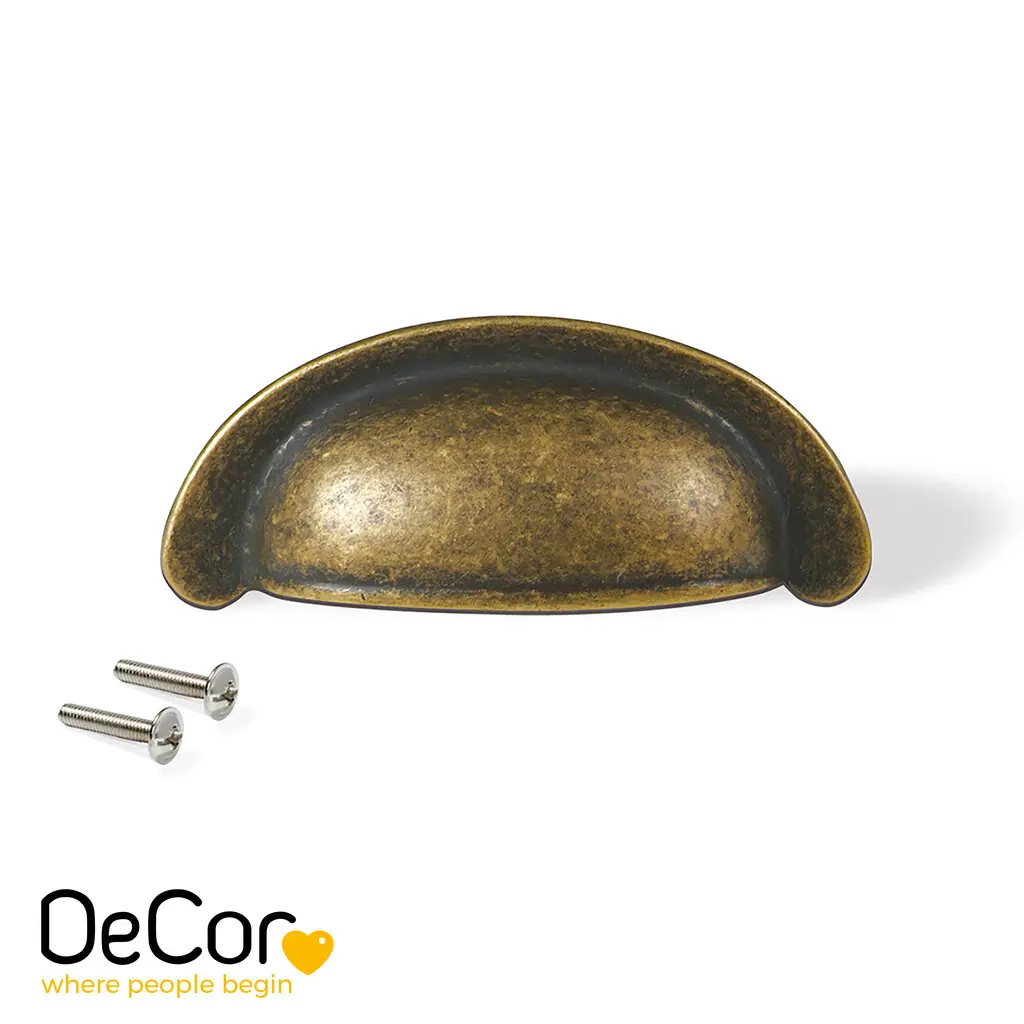 Poignée albéric L77mm, entraxe 64mm bronze - EMUCA - 9348908