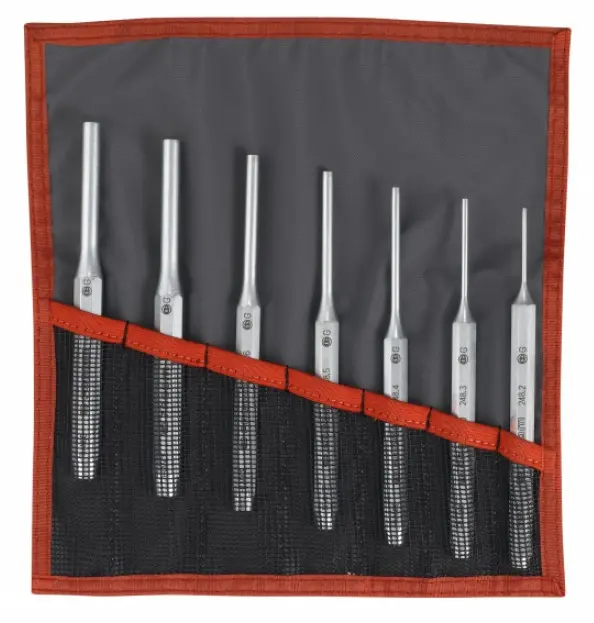 Jeu de 7 chasse-goupilles en trousse 2 à 10 mm - FACOM - 248.JT7PB