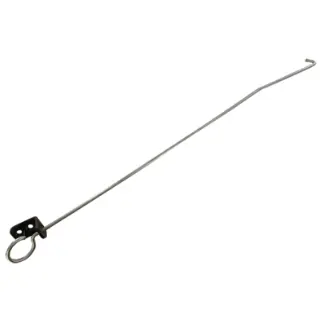 Commande déportée stopbox L375 inox N9005 inox304 support alu - BURGAUD - 4AC92001