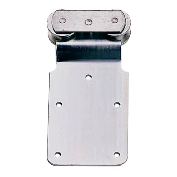 Monture sur plat avec 2 galets pour rail 50 x 40 mm - MANTION SAS - 0251D