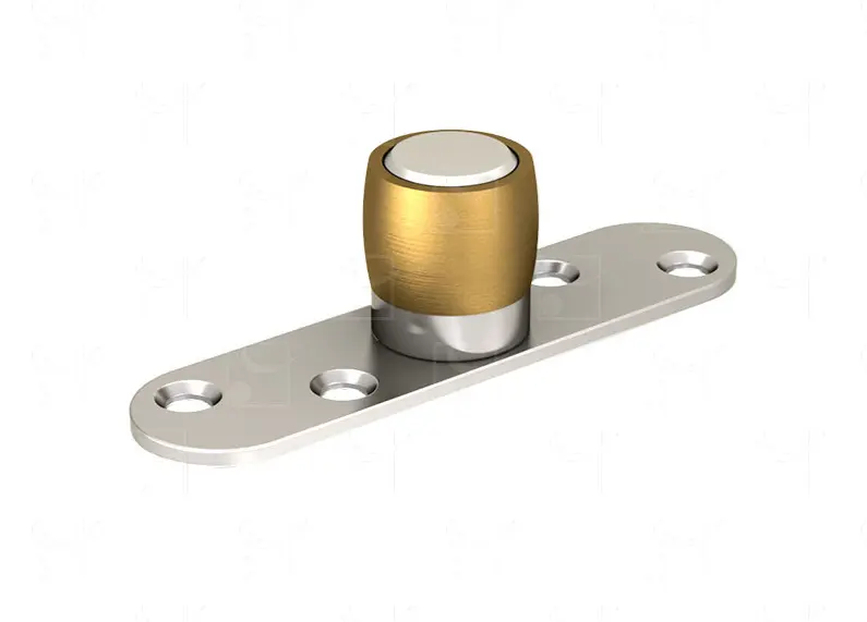 Guide bas olive laiton sur platine à visser - Ø 24 mm - MANTION SAS - 1099