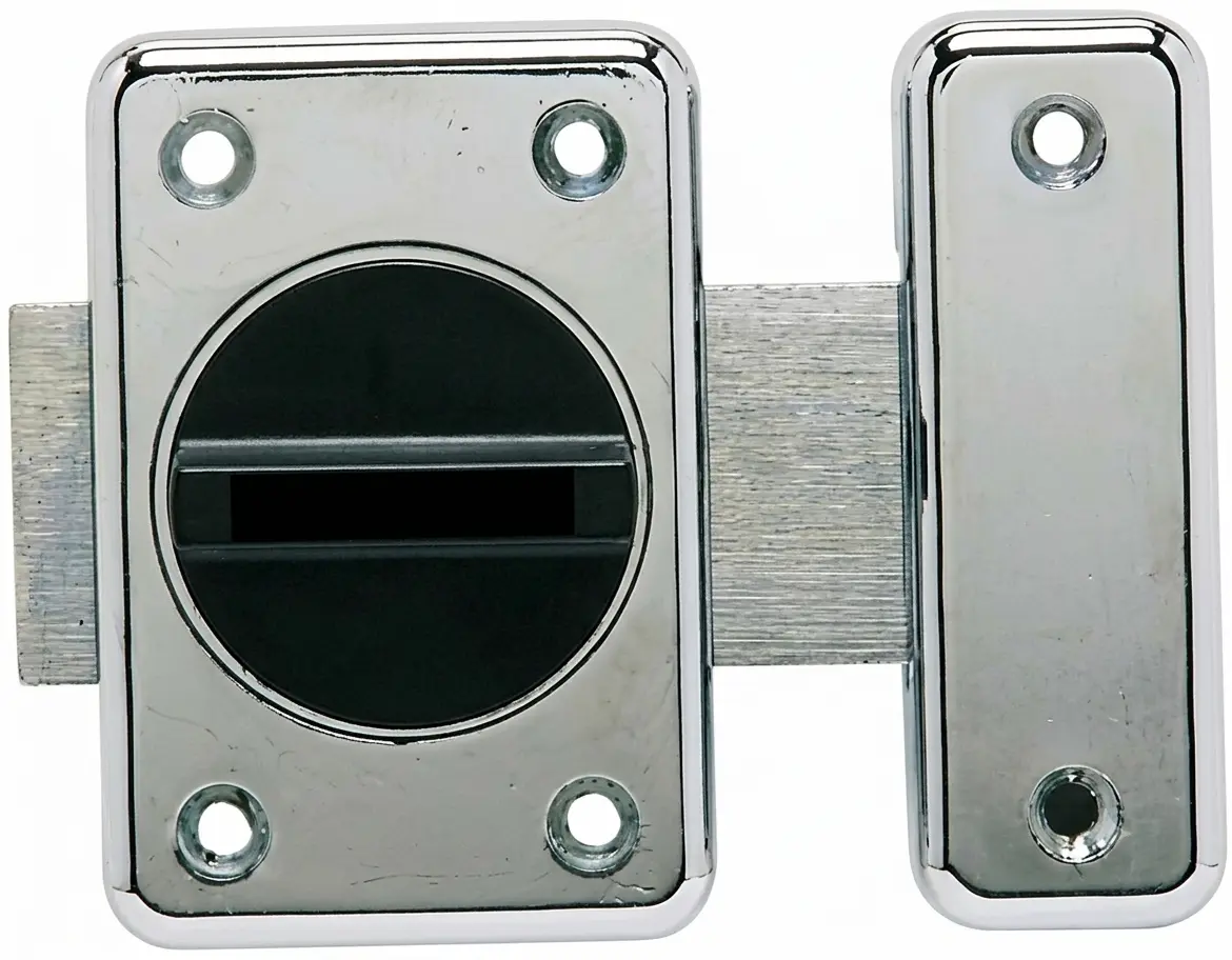 Verrou automatique RX nickelé chromé 38 mm - VACHETTE - 13712000