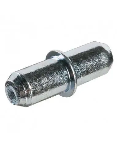 Taquet tablette 5mm des 2 cotés acier chromé - HETTICH - 13138