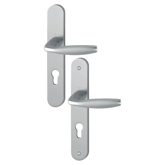 Poignées pour portes intérieures  New York large clé I EP68/77 f9 - HOPPE - 3838343-ADAM
