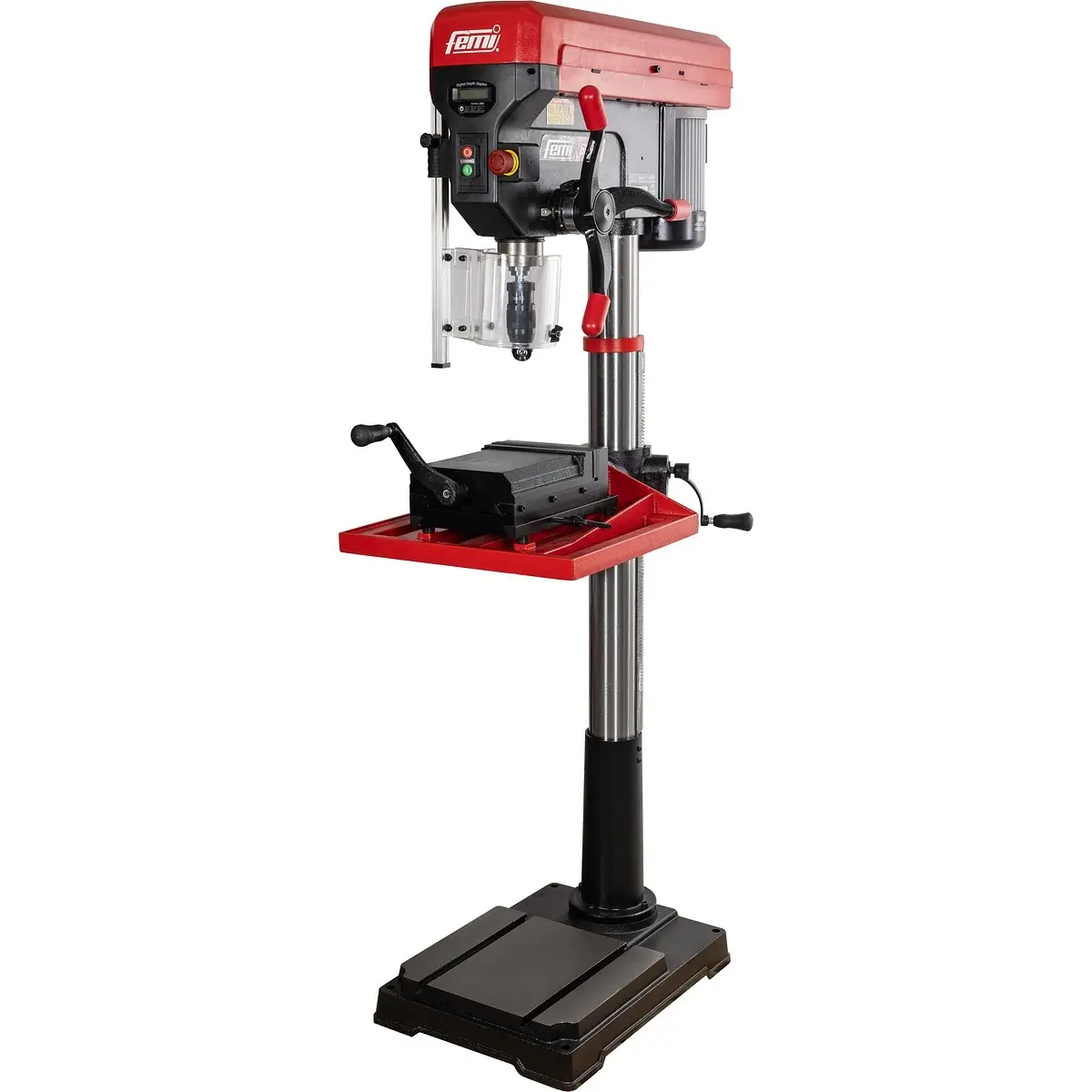 Perceuse à colonne sur pied avec étau réversible triphasée 1500W - FEMI - 8206205