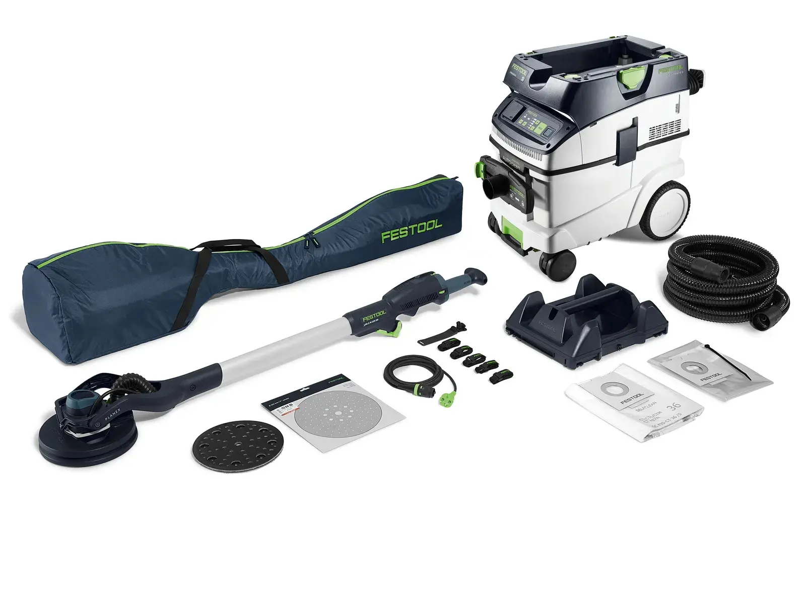 Kit ponceuse à bras et aspirateur LHS 2-M 225 EQ/CTM 36-Set PLANEX – FESTOOL - 578453