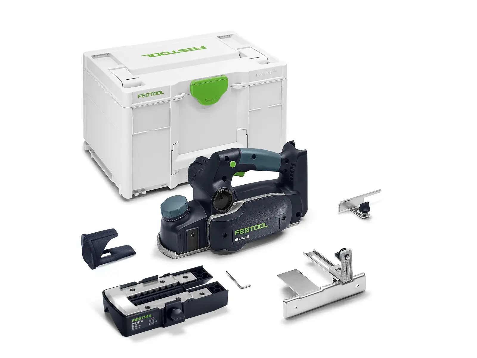 Rabot sans fil HLC 82 EB-Basic-Set - FESTOOL - sans batterie, ni chargeur - SYSTAINER - 578600