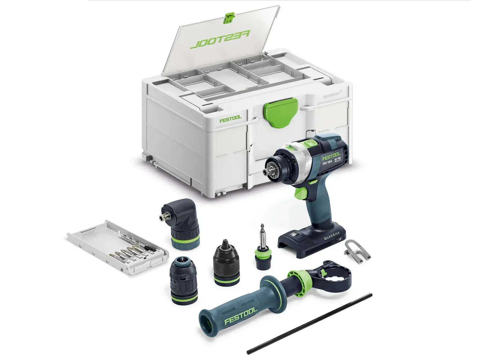 Perceuse-visseuse à percussion sans fil TPC 18/4 - FESTOOL - systainer - 578832