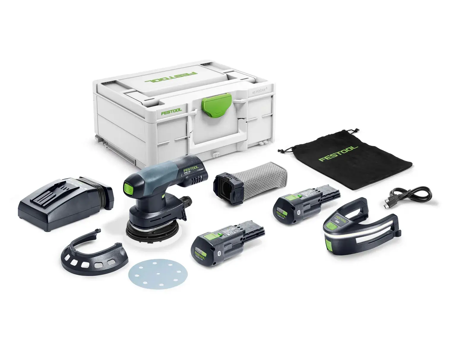 Ponceuse excentrique sans fil ETSC 125 3.0 I-PLUS - FESTOOL - systainer -578854
