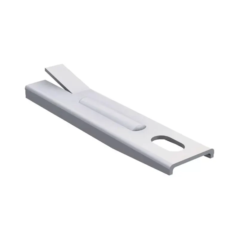 Patte à sceller 6257 MANTION SA - Pour rail tubulaire - Vis M14 - Capacité porte 400 Kg - 6257