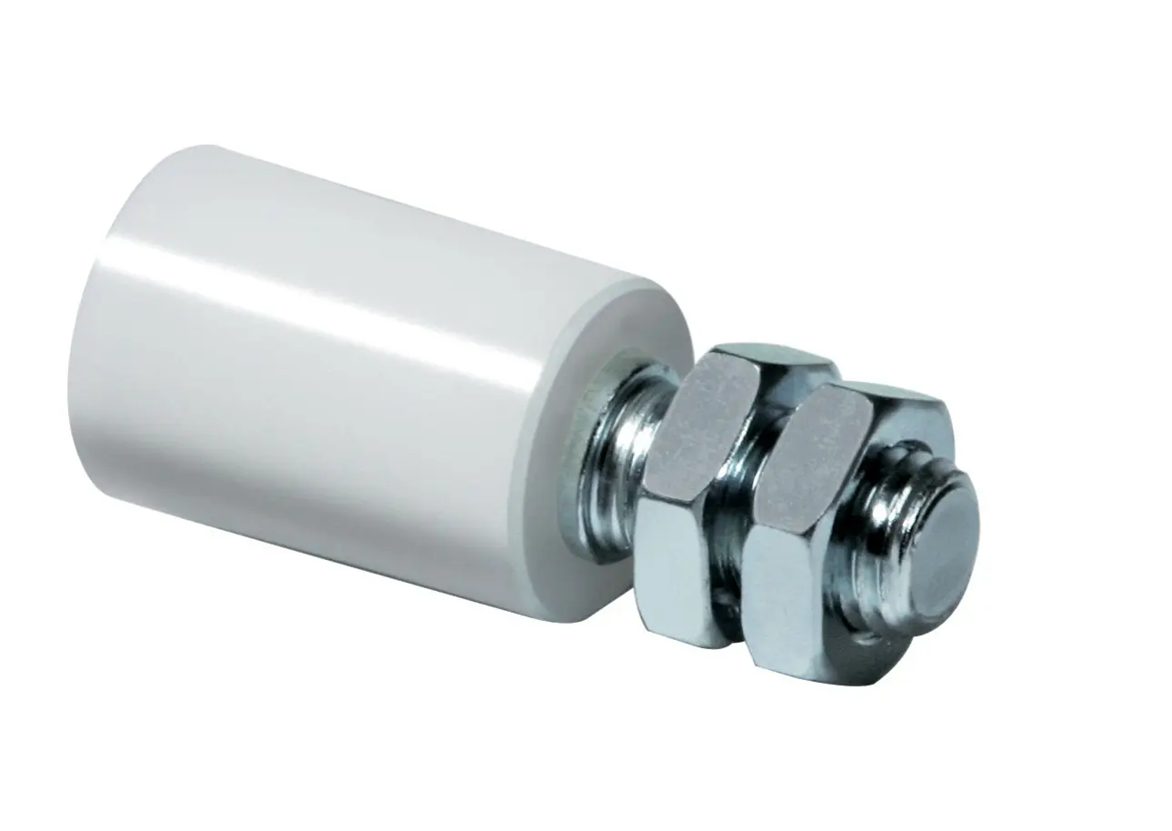 Guide olive nylon blanc diam 40mm hauteur 60 mm boulon M16x40 - GUITEL HERVIEU - 740057