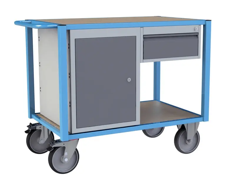 Servante établi montée 500 kg 1 tiroir et 1 bloc-porte - FIMM - 880002995