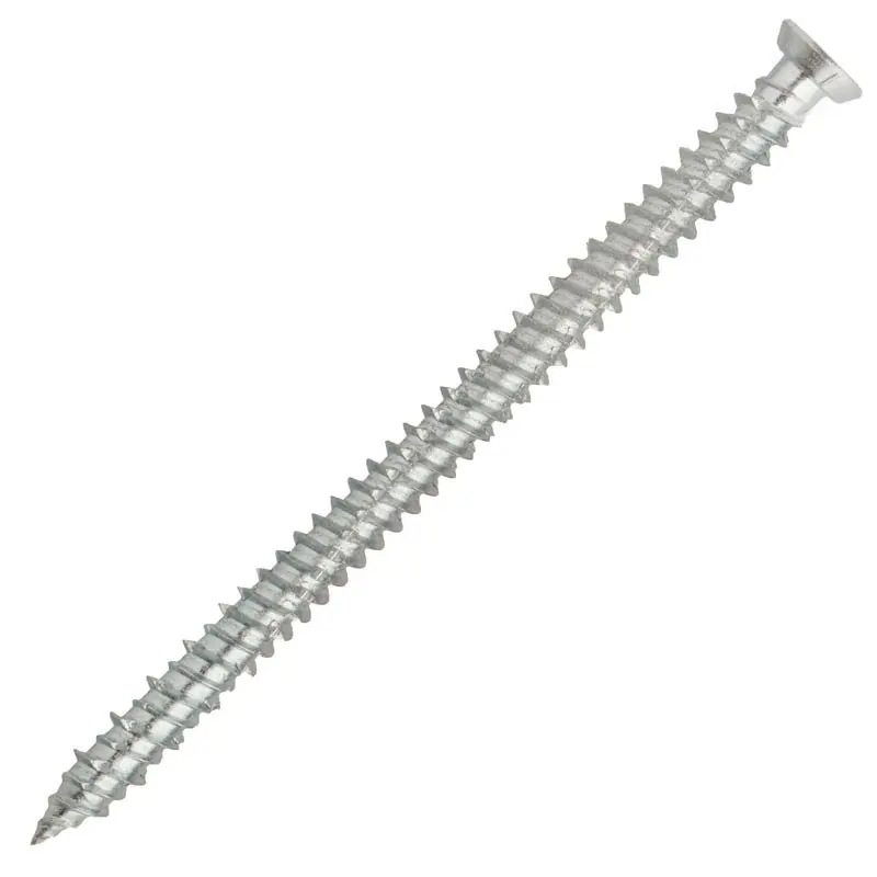 Vis béton tête fraisée T30 - Perçage Ø 6 mm - 7,5 x 62 - Boite de 100 - SCELL IT - BTS75062F