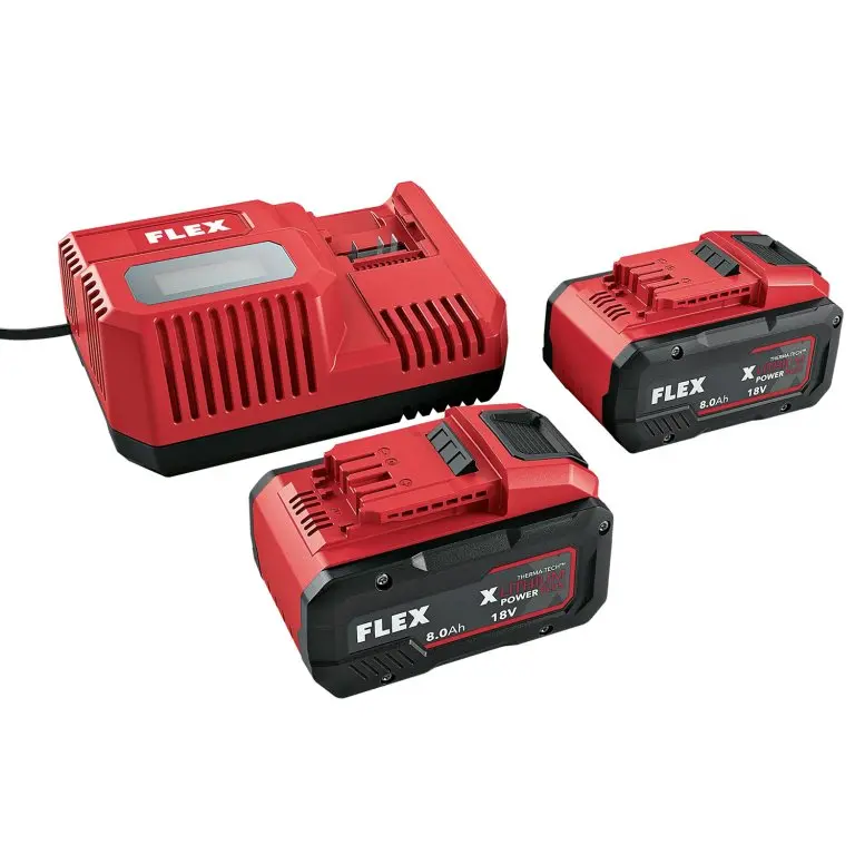  Pack chargeur et 2 batteries 18V 8 Ah - FLEX - 533175
