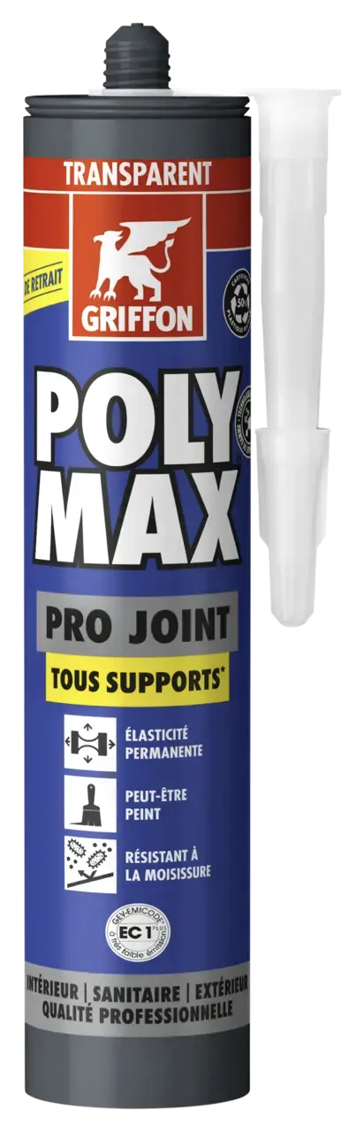 Poly max Pro Joint transparent 280mL - GRIFFON - 7004982