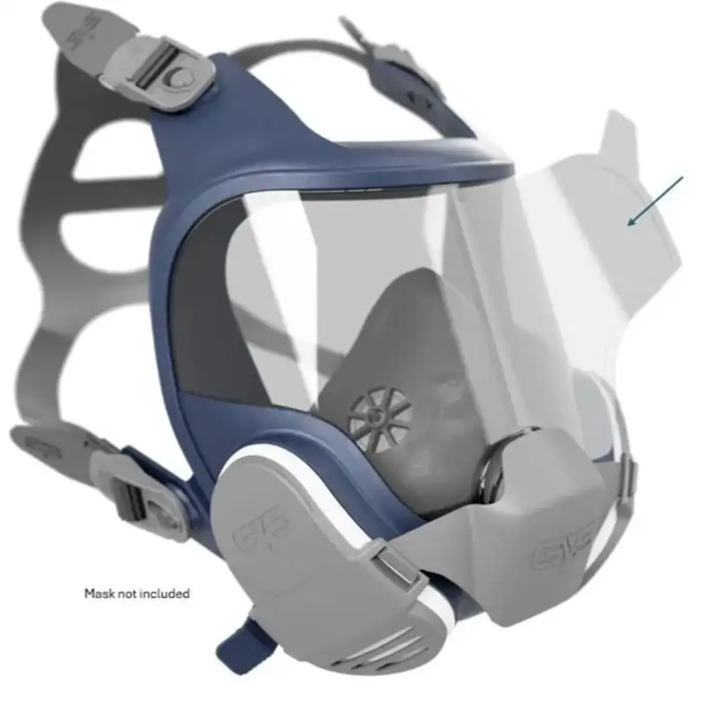 25 Films de protection pour masque complet - GVS - SPM1003