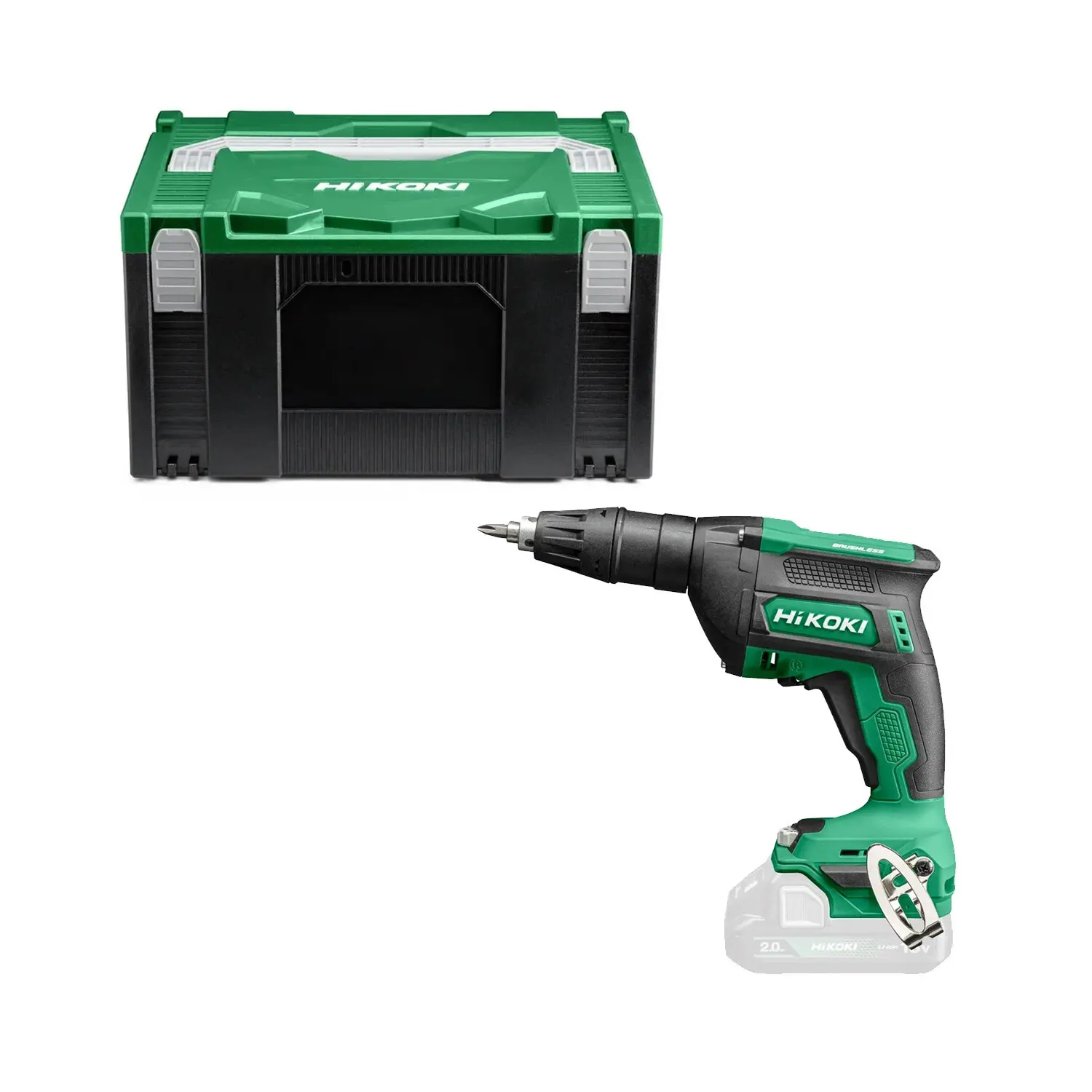 Visseuse Øvis 4mm 0-5000 tr/min (métal) 1/4" 18V Brushless - HIKOKI - sans batterie, ni chargeur - Hitcase - W18DAW2Z