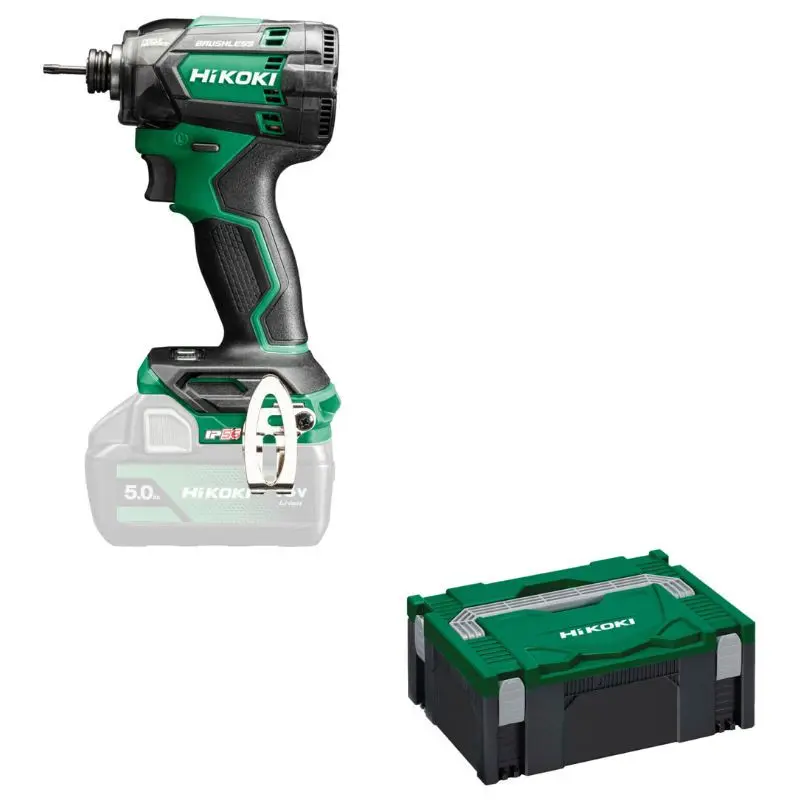 Visseuse à choc 210Nm 18V IP56 Brushless  5 modes - HIKOKI- sans batterie, ni chargeur -  Hitcase II - WH18DCW2Z